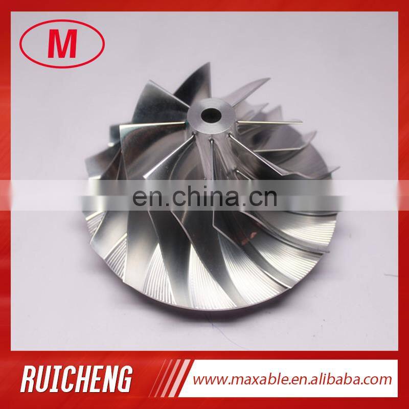 HE551/HX55 4035398/3526177/4045209 71.75/109.00mm 8+8 blades high performance turbo milling/billet compressor wheel