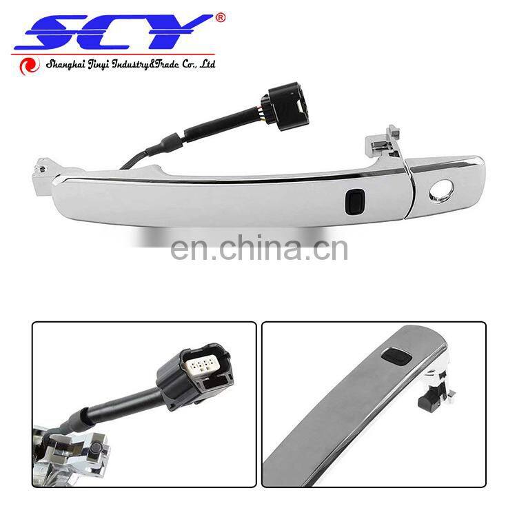 Front Left Outside Chrome Car Door Handle Smart Entry Suitable for Nissan Rogue OE 80640CZ31B 80640-CZ31B