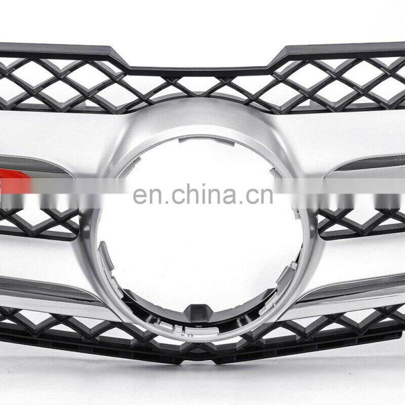 ABS Chrome Front Grille Grill Fit 08-12 For Mercedes-Benz X204 GLK250 GLK350