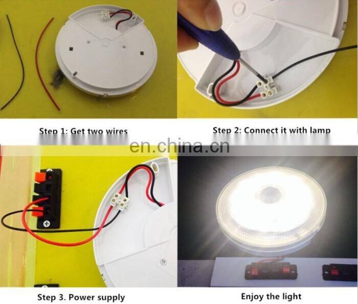 7W ceiling light Automatic Infrared PIR Motion Sensor Switch For Auto On Off LED Lights 100V To 220V