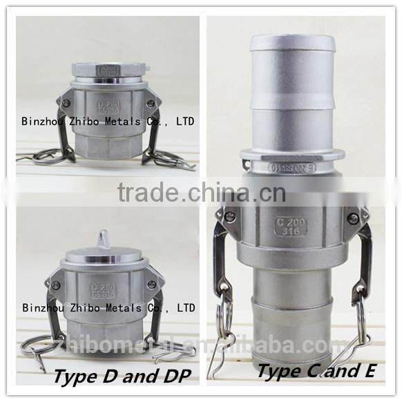 Stainless steel handles / hand grip for camlock / quick coupling