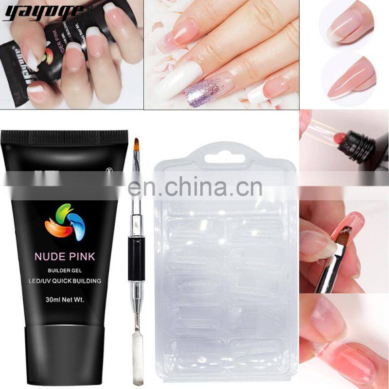 7 Colors Foot Finger Nail Acrylic Nail Set Powder