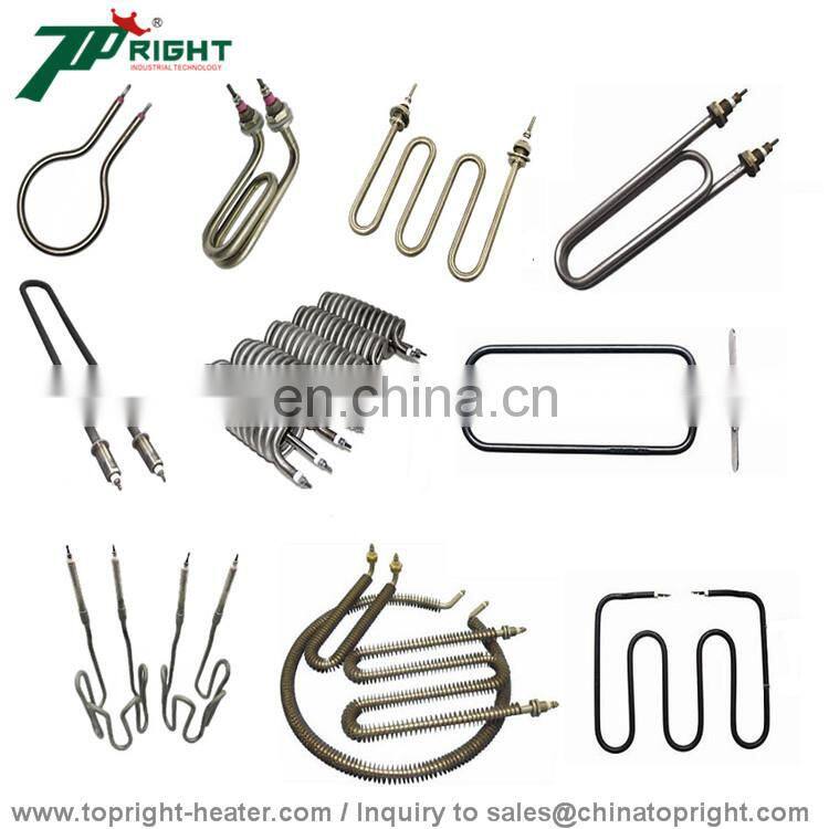 electric air tubular heater for anti-freeze(glycol)solutions