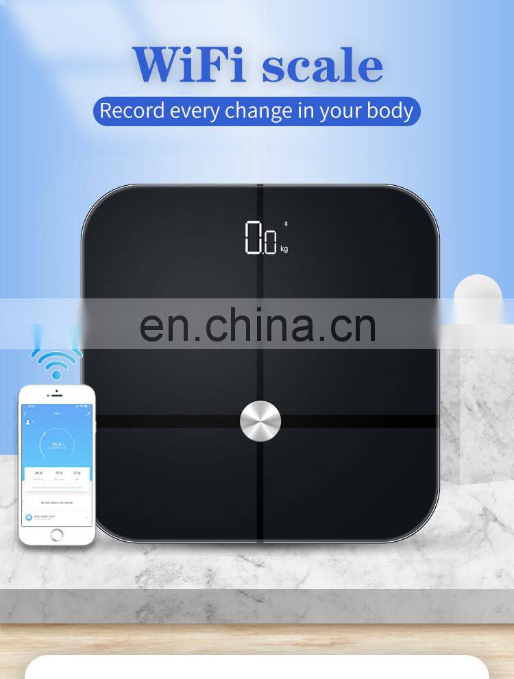 Visceral Fat Body Fat Balance Digital Weight WIFI Bathroom Smart Fitness Scale