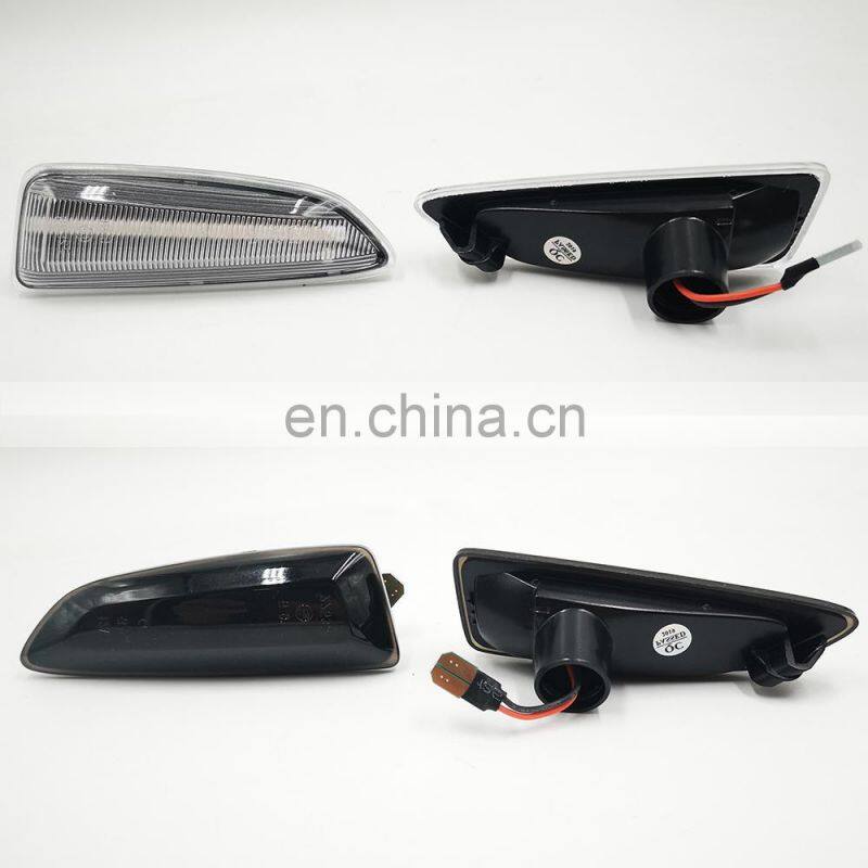 2Pcs Dynamic LED Side Marker Lights 12V Flowing Turn Signal Light Side Repeater Lamp Panel Lamp for Opel for Vauxhall Astra J K