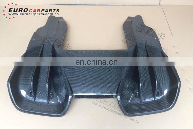 High quality 650s MP4 12-C carbon rear diffuser fit for RZ style carbon fiber rear lip