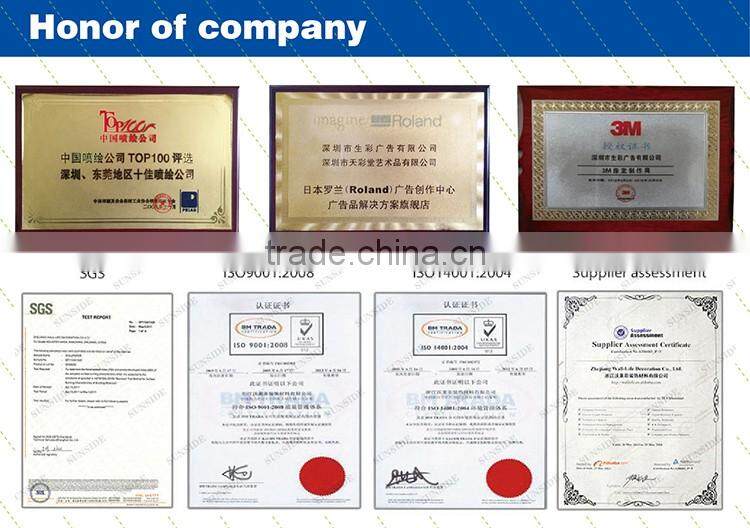 Double sides printing step and repeat banner stand with lights in Shenzhen D-0606