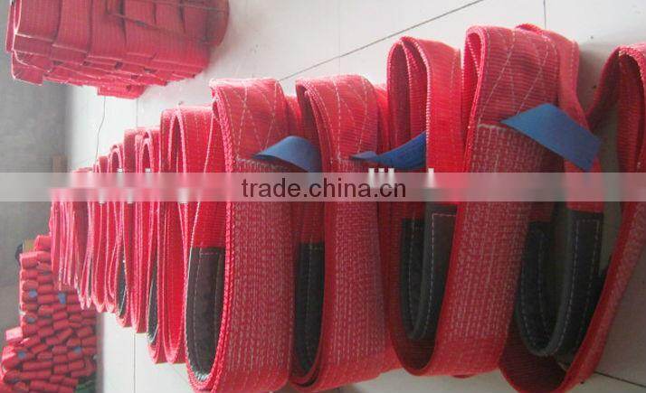 ISO certified companies manufacturers polyester material 4:1 webbing sling