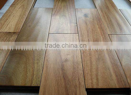 High Quality Hand Scrap Wood Flooring Solid Small Leaf Acacia