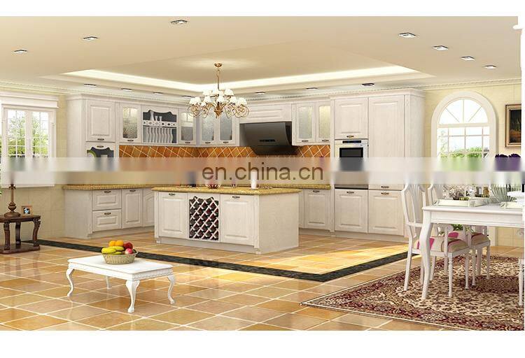 High Quality Antique Solid Wood Kitchen Cabinet Furniture Trends 2020