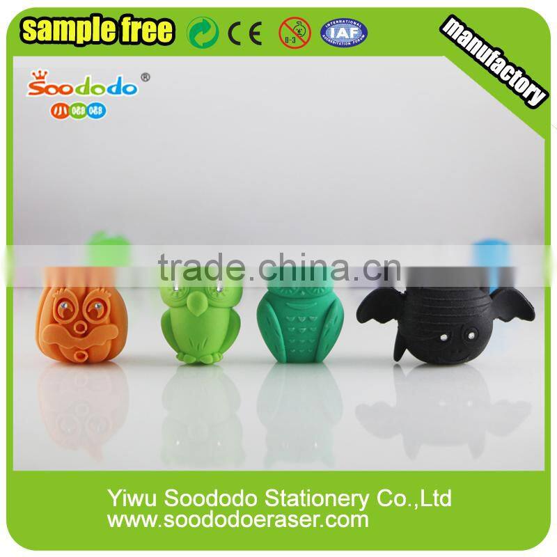 Soododo eraser toppers and pencils made of TPR eraser