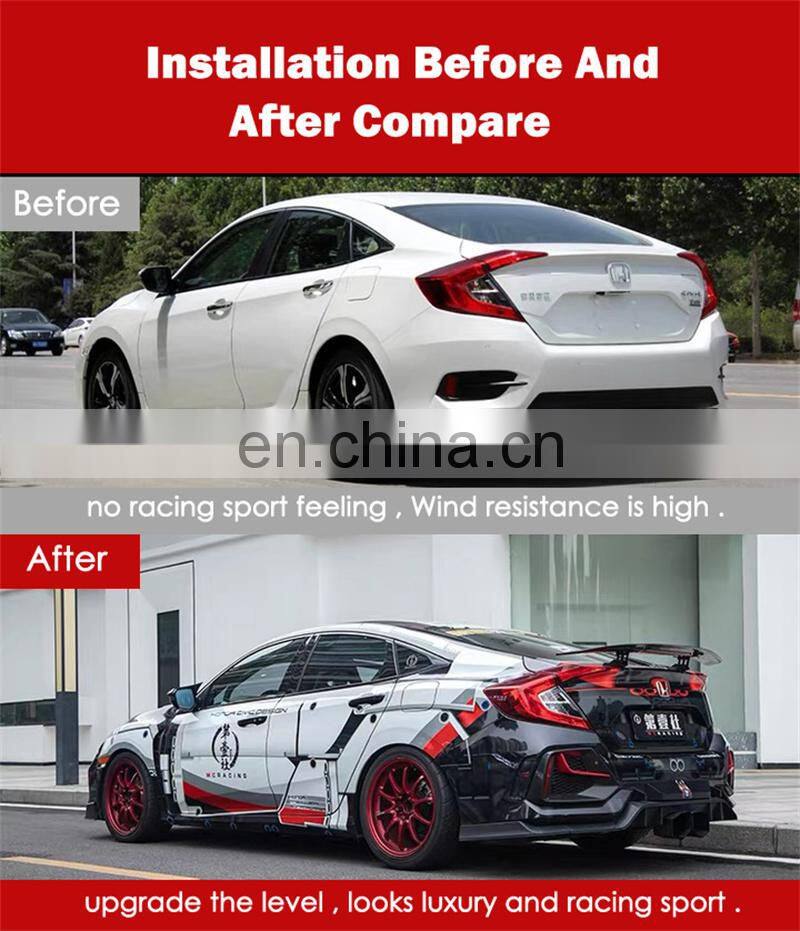 Large Inventory Gloss Carbon Fiber ABS Brake Light Electric Car Spoiler Rear Trunk Spoiler For Citroen C5 2010-2022