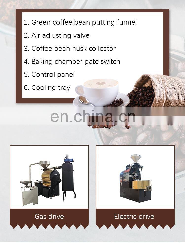 hot sale CE approved commercial stainless steel diedrich coffee roaster for sale