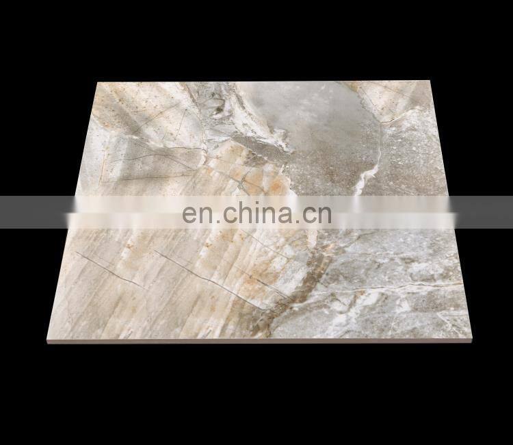Grey 3d Inkjet Gazed Porcelain Tiles First-Class Glossy Cheap Glazed Floor Tiles