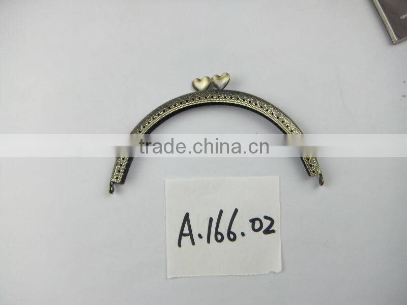 NEW!Antique Brass Metal Sewing Clutch Frame China Direct Supplier DIY Clutch BagFrame With Clasp Loop