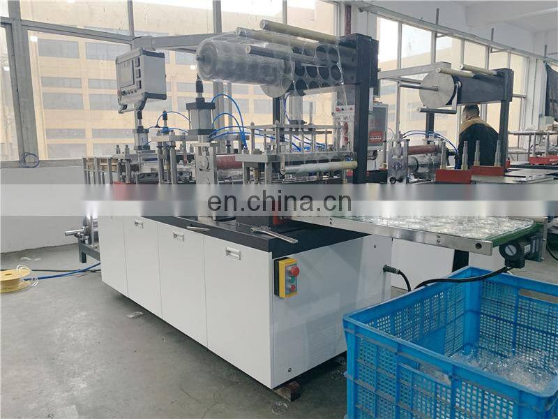 PCL450 Automatic Plastic Drink Paper Cup Cover Lid Cap thermo forming punching cutting machine