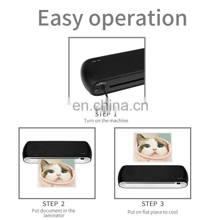 Quick number warm-up mini 230mm flatbedlaminator laminator sheets a4 roll to rolllaminator laminator