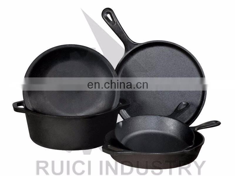 Home Kitchen Cast Iron Skillet Round fry Steak pan