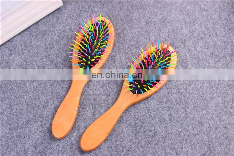 Wooden Bamboo Hair Brush Improve Hair Growth Wood hairbrush Prevent Hair Loss Anti-static Comb