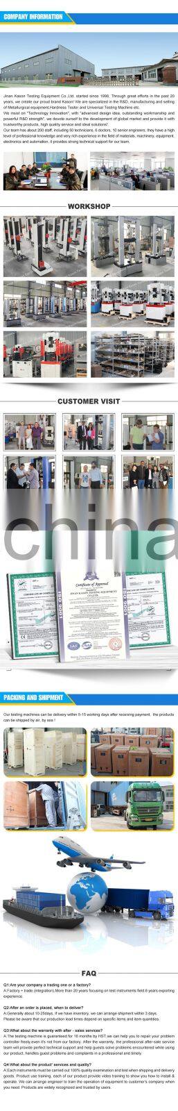 WEW-1000D 1000KN 100 Ton Computer Display Hydraulic Universal Testing Machine from China