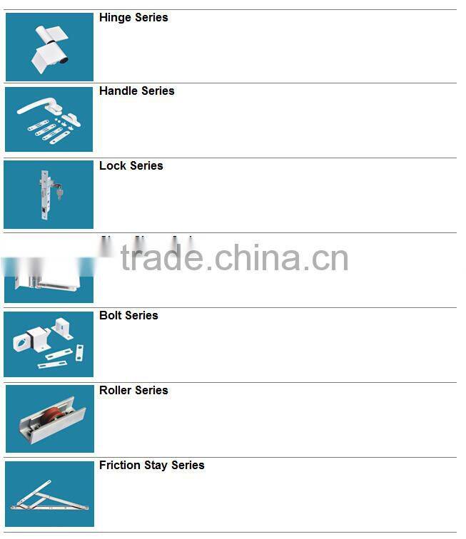 3 WL-1007 aluminium lock for glass sliding window