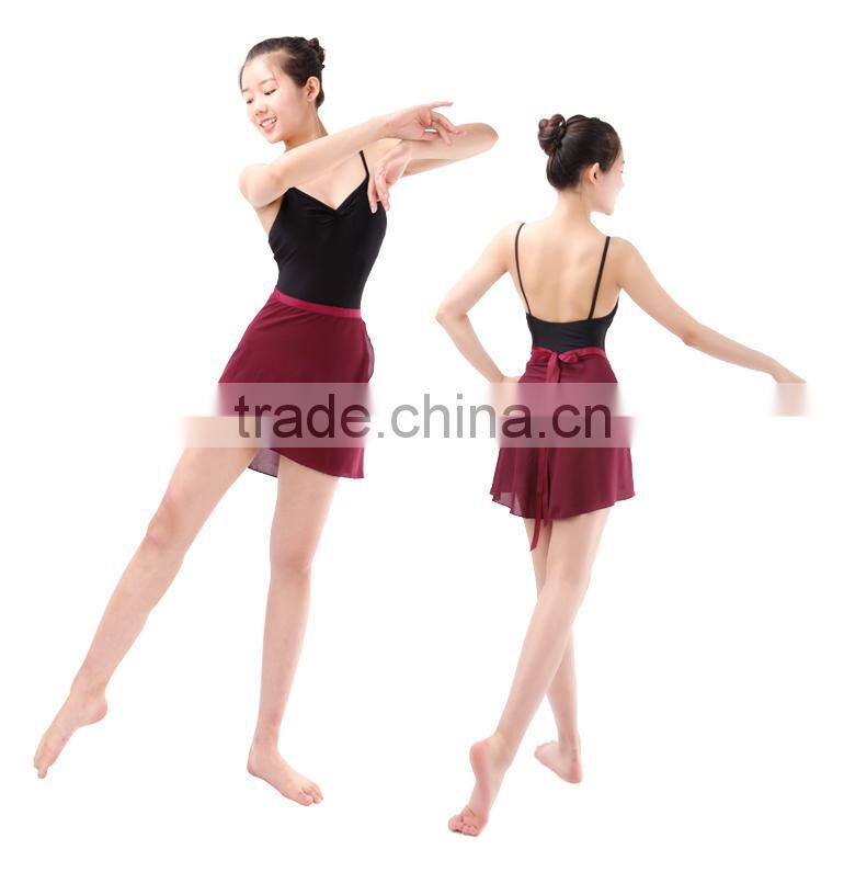 Training Tied Wrap Ballet Skirt, Practice Dance Skirt (WE05009)