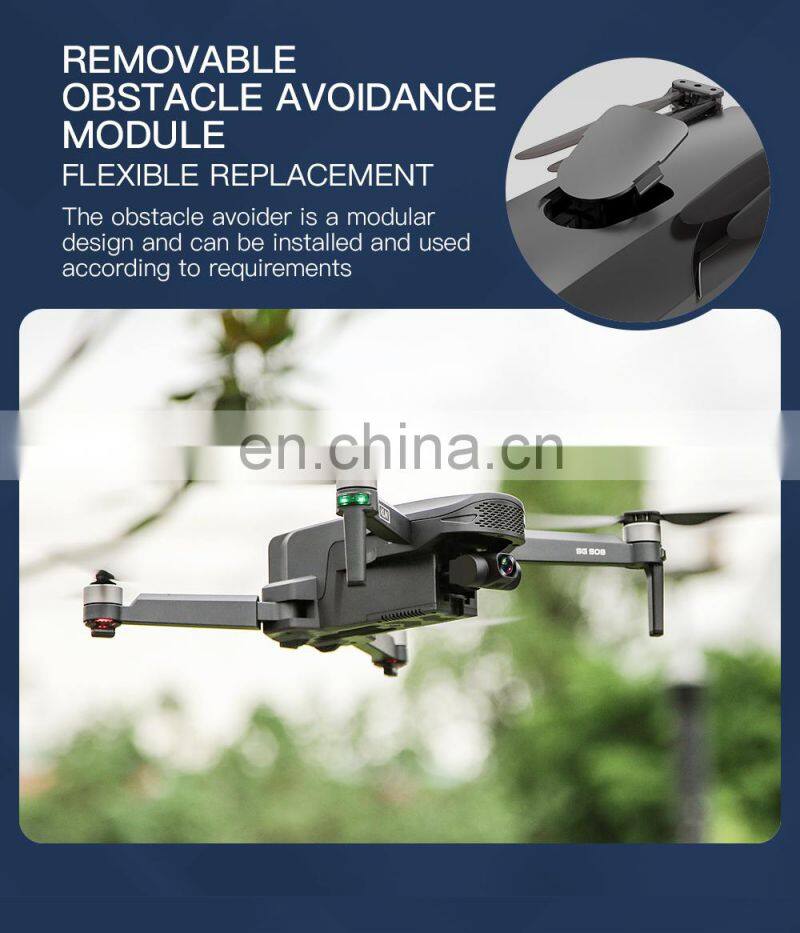 Sg908pro Camera Drone 4k Dual Hd Rc Drone Three -axis Mechanical Radio Control Toys Obstacle Avoidance