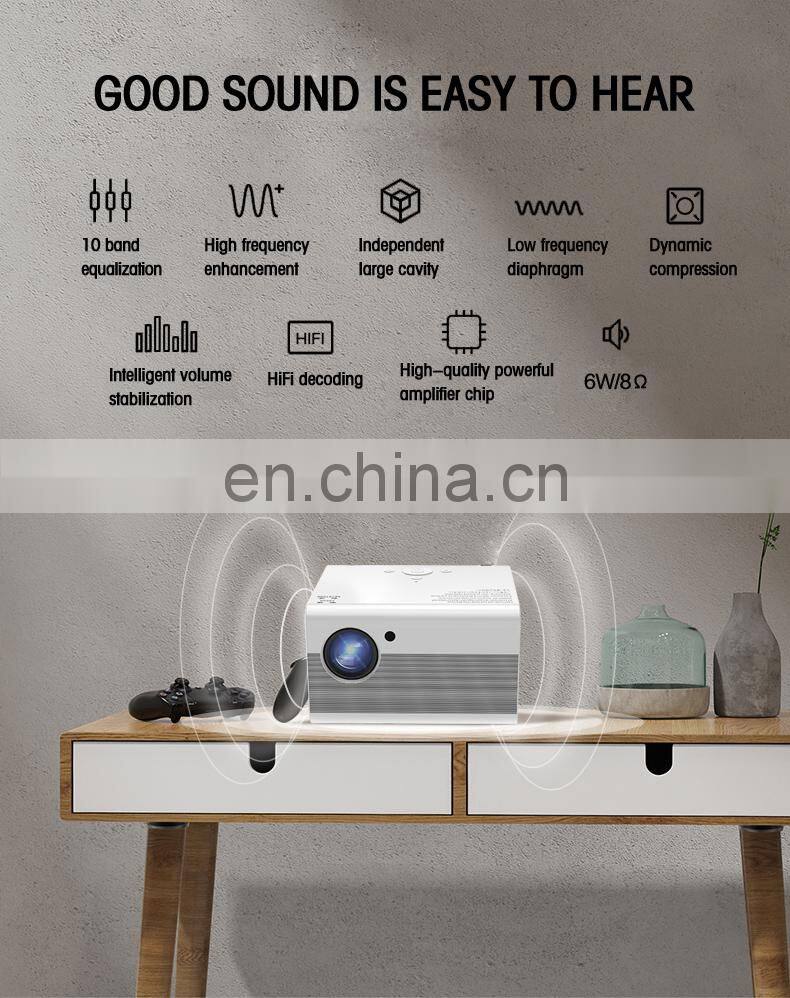 UNIC T10 Mini Portable Projector 3500lms 1280*720 Full HD LED Home Cinema Miracast/Airplay Projector1080p