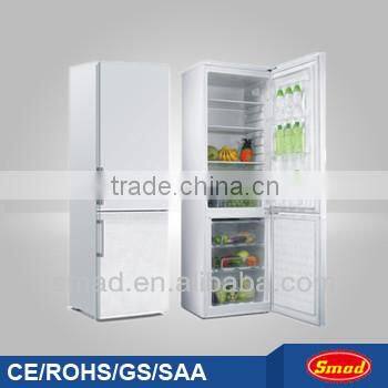 Home double door solar power refrigerator freezer
