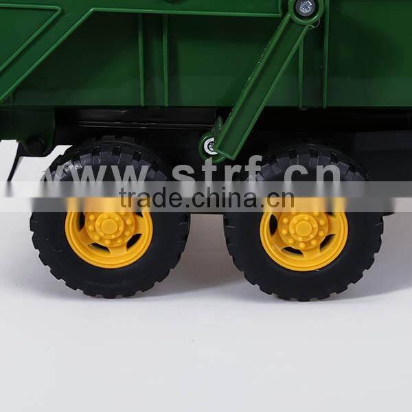 Plastic green color farm RC toys tractors