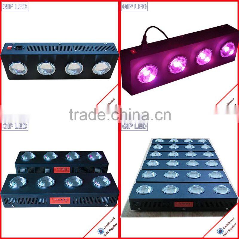 high power 4 cob grow led light veg/bloom switches 2ft 1000w led plant grow light full spectrum 504w cob led grow lights