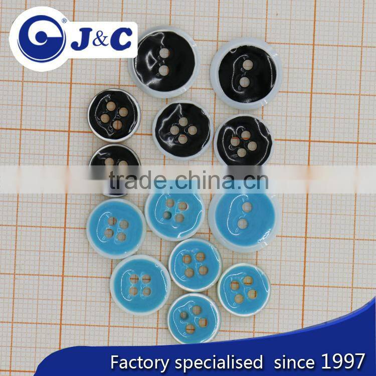 pantone colour match river shell buttons ,river shells shirt buttons with plating side