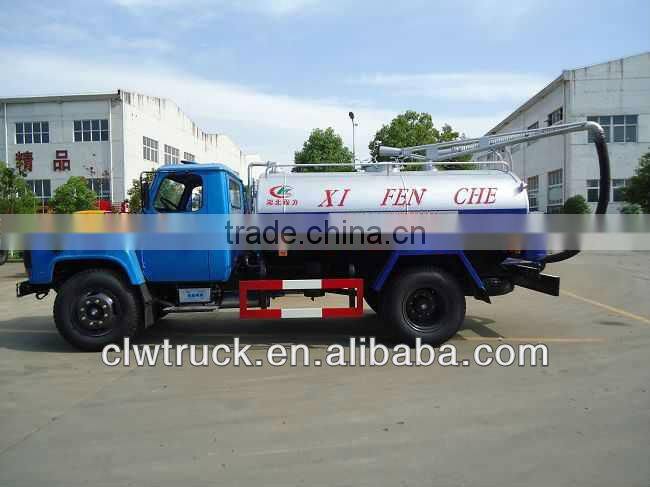 Dongfeng fecal truck,6cbm fecal suction truck
