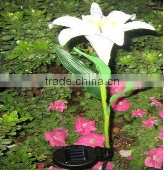 led solar rechargeable lamp flower