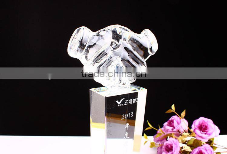 Wholesale Special crystal glass trophy award for Souvenir Gifts