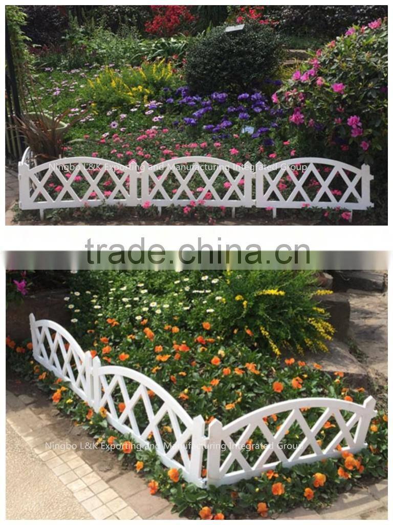 Cheap plastic fencve /garden fence decorative