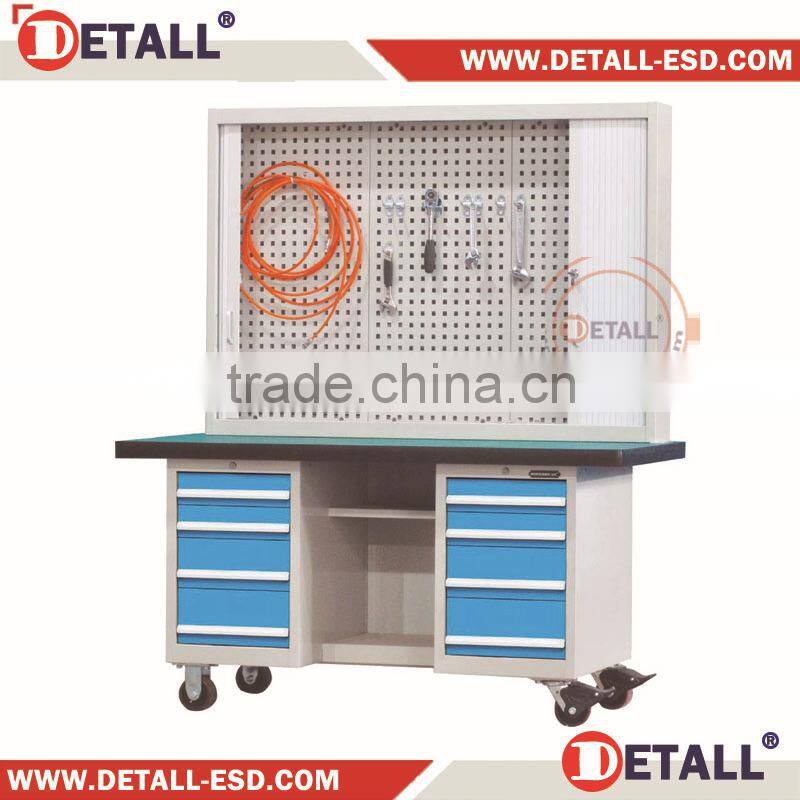 ESD multifunctional workbench with drawers with ISO9001 High quality certification