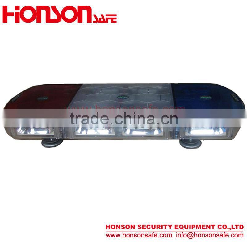 LED PC dome and alumimun Base Magnetic installation High Power LED warning vehicle mini lightbar HSM424