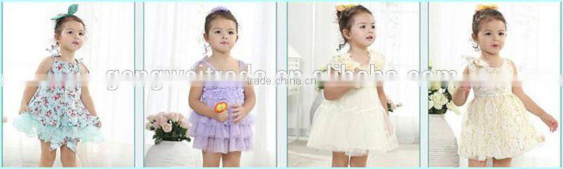 Kids Dress For 3-7 Y Girls New Pattern Children Spring Girl Dress 2015 Fashion Kids Flower Girls Dress