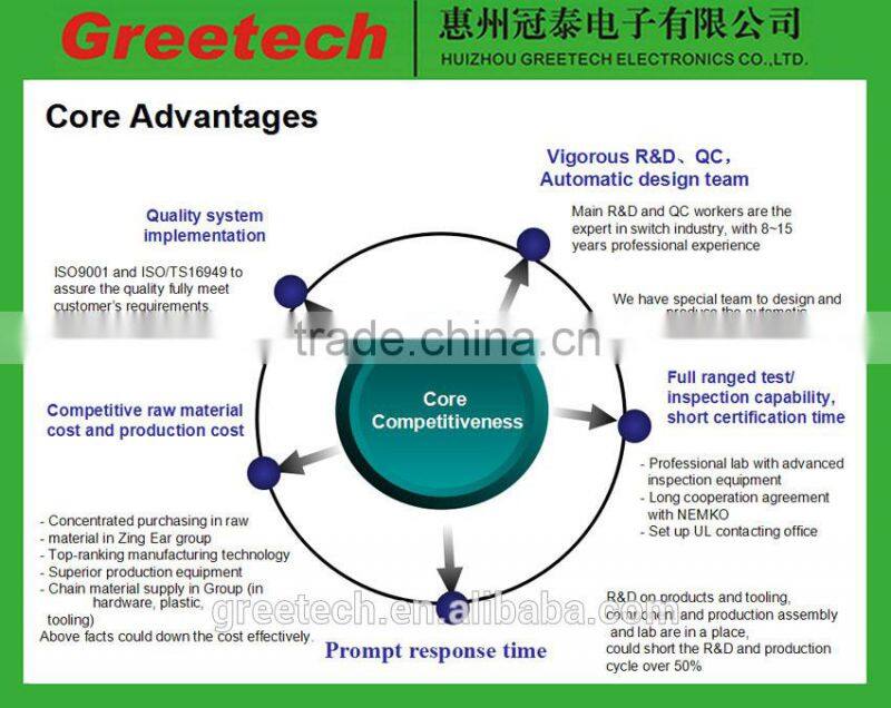 16a 250v micro switch, zing ear micro switches