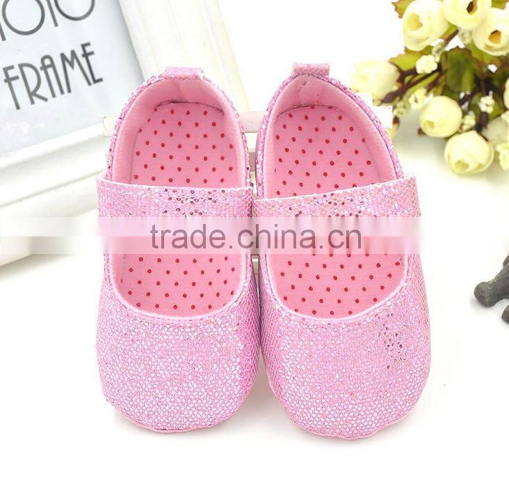 PU Sequin princess shoes baby toddler shoes babyshoes soft sole baby shoes