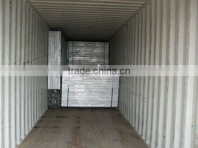 6 'galvanized and powder coating easy fence temporary fence