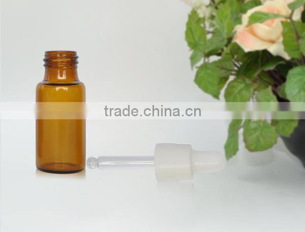 Popular 5ml 10ml Mini Glass Bottle with Nipple Dropper for Skin Care Oil