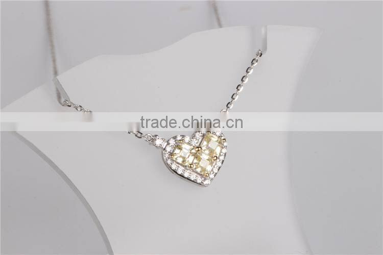 Guangzhou Panyu Fashion 925 Pure Silver Chain Pendant Necklace