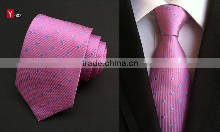 100% Silk Man's Dot Solid Tie Causual Business Wedding Party Luxury Necktie