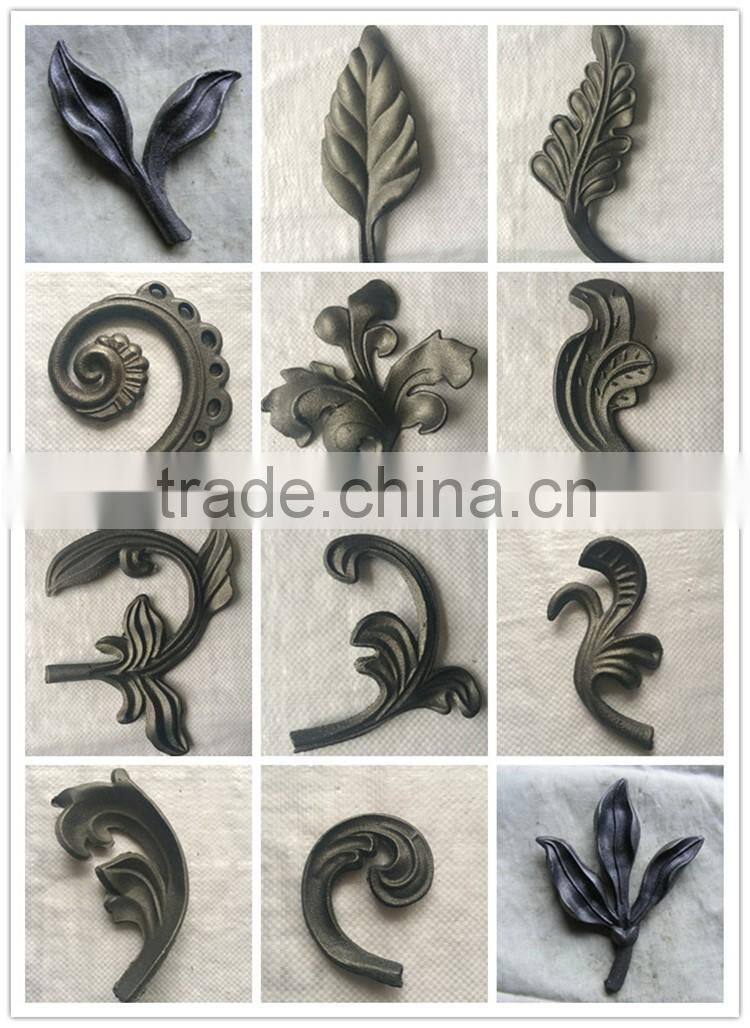 factory hand forged iron casting steel leaves