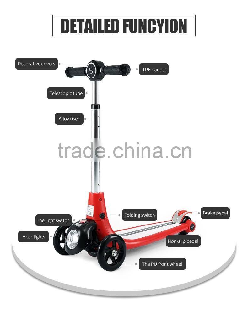 Rastar best gift made in china toy 3 wheel folding kids scooter