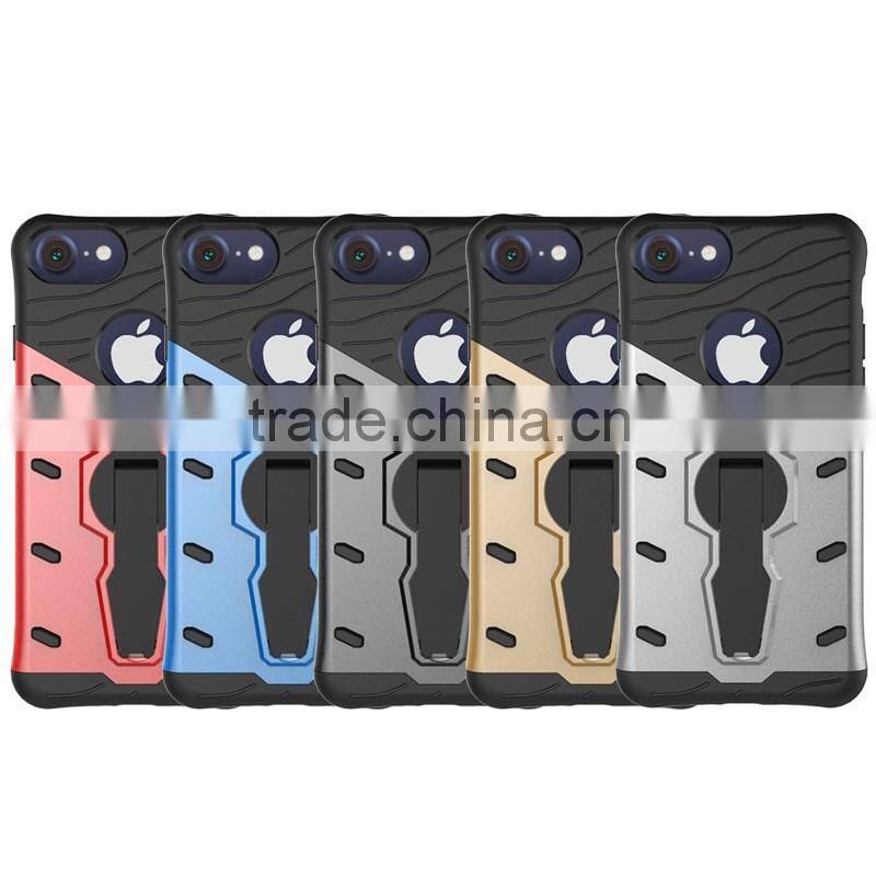Battle armor air bag anti fall support phone case for iphone 7/7 plus