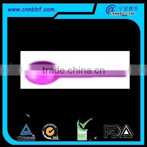 Bioplastic disposable colorful yogurt spoon cornstarch tableware