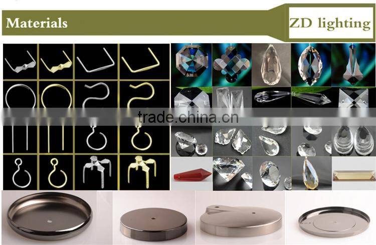 Contemporary indoor lighting crystal light ceiling lamp chandelier lighting